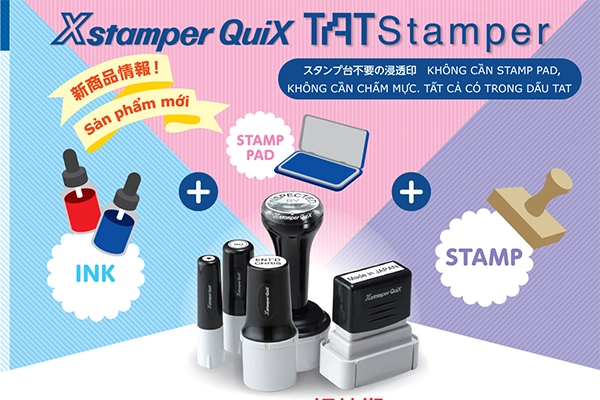 TAT Xstamper QuiX Shachihata Stamp – High-Quality Industrial Stamp